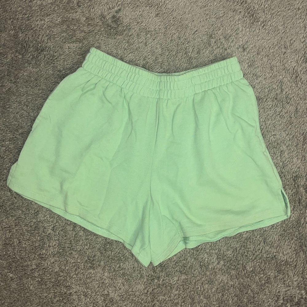 Soft Light Green Shorts
